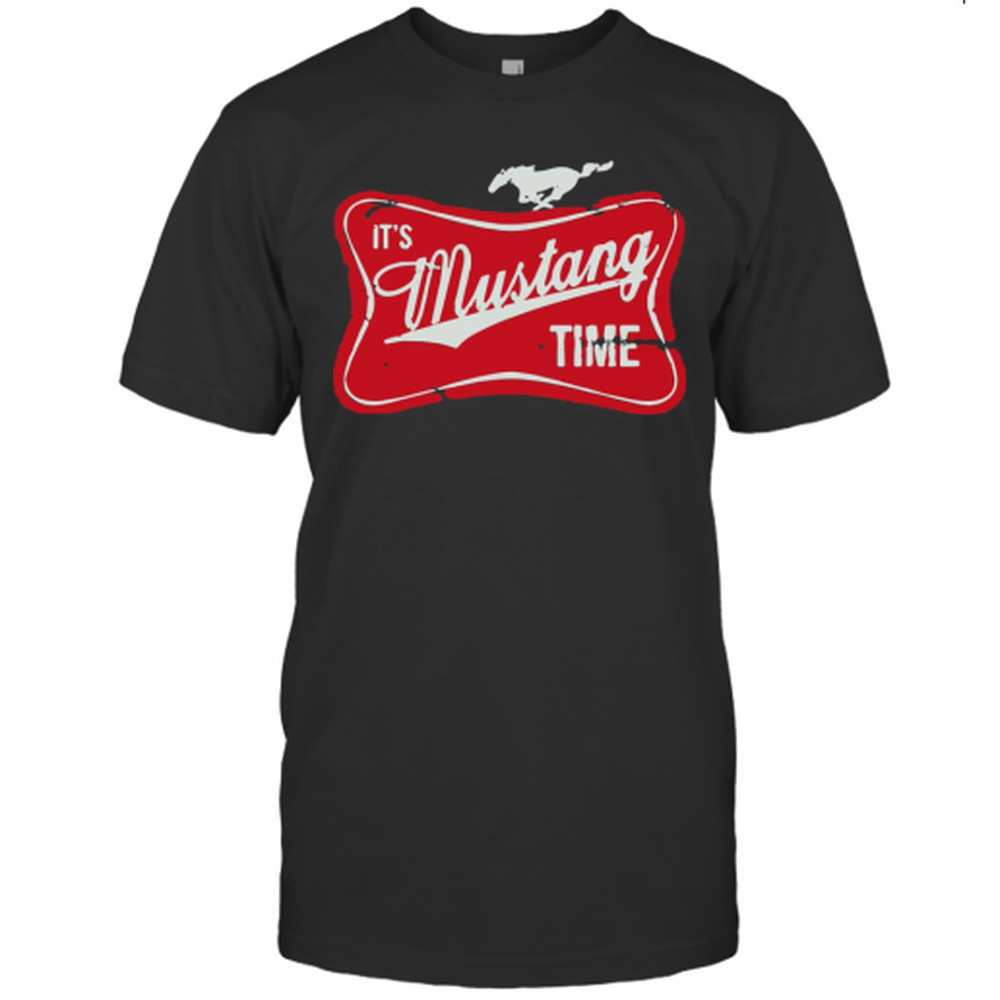 Its Mustang Time Muscle Car Fan Graphic Unisex T-Shirt